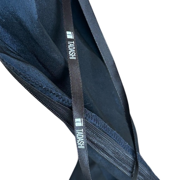 Tadashi Collection Taffeta Navy Blue Cocktail Dress Classy Elegant Formal Women4 - Picture 8 of 10